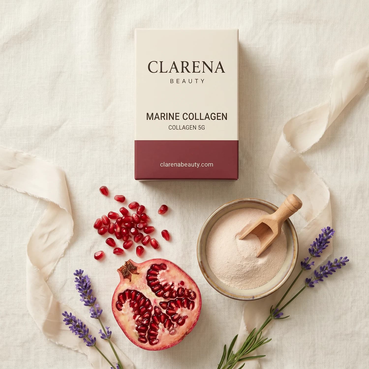 ببتيدات الكولاجين البحري (<3000Da) — لقطة مكروسكوبية